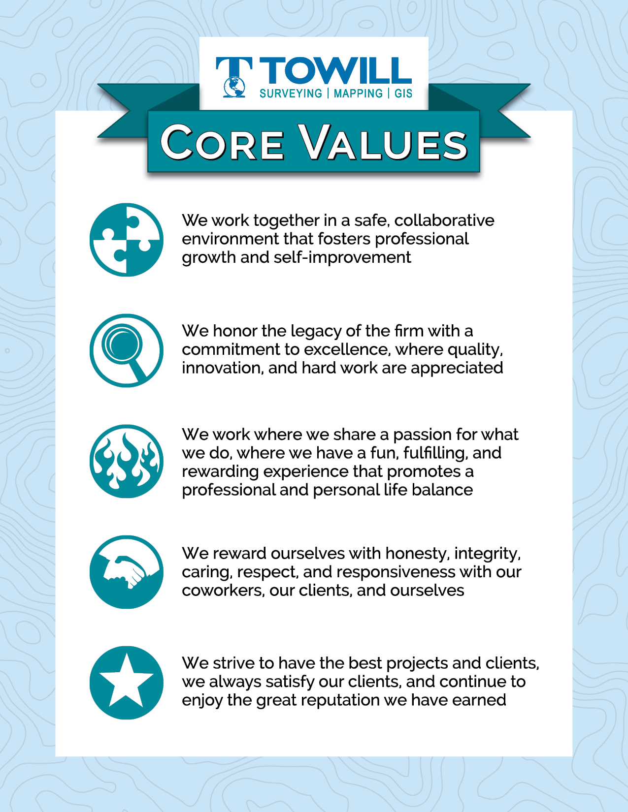 Towill's Core Values